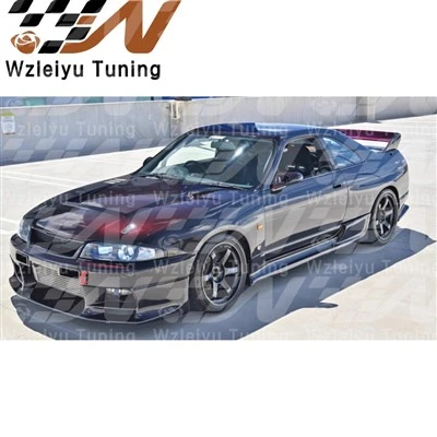 کاپوت کاپوت جلو فیبر کربنی TS Style مناسب برای کلاه کاپوت خودرو نیسان Skyline R33 GTR